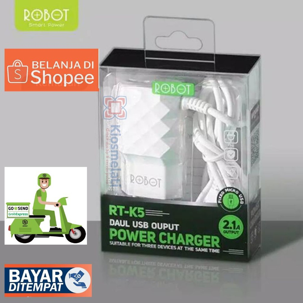 Charger Hp RTK5/RTK7 2usb Micro usb Charger robot rtk5 Type C Ori