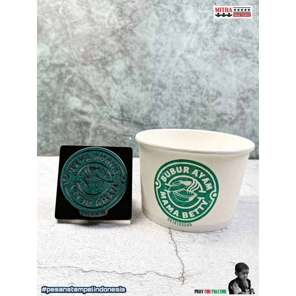 

Stempel Paper Bowl anti luntur