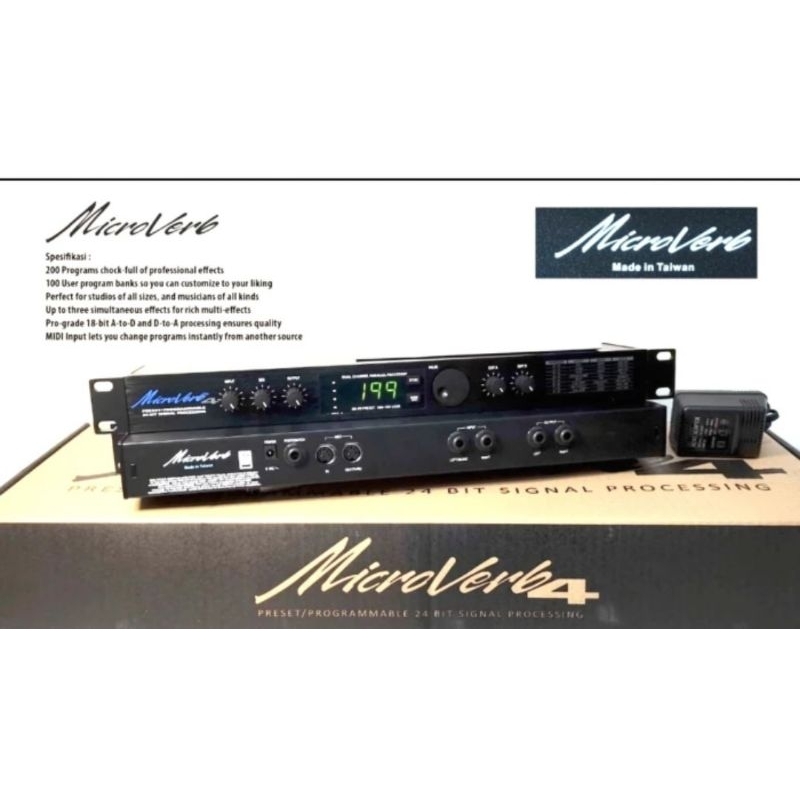 Alesis Microverb4  Efek vocal Made in Taiwan kualitas terjamin garansi 1tahun
