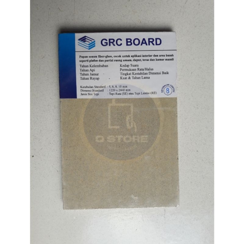 GRC Board 8mm x 1220 x 2440 - Partisi - Cover Column