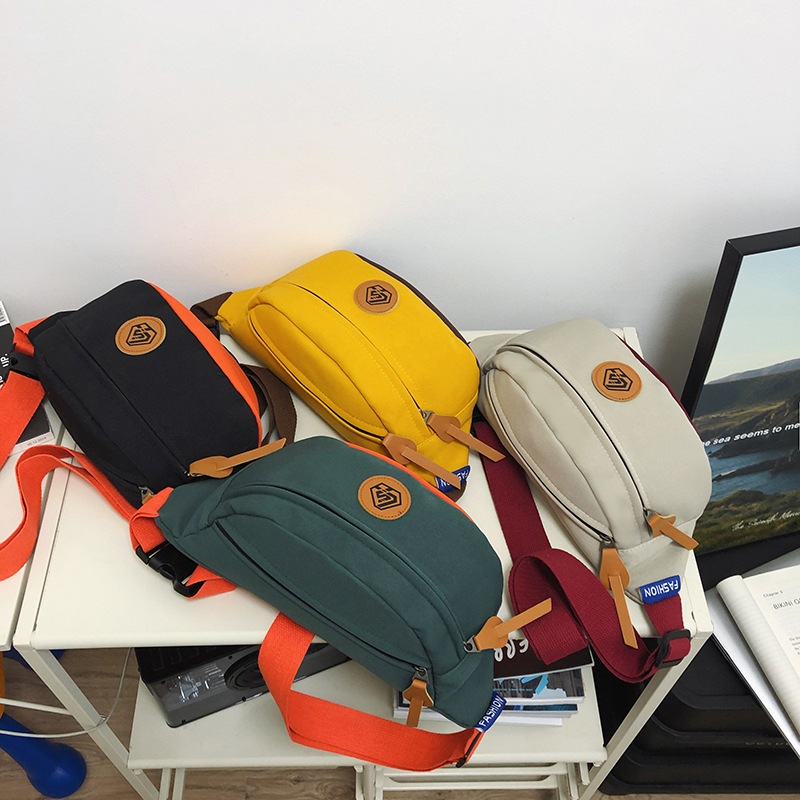 Pria dan wanita tas olahraga besar -kapasitas tas messenger tas dada fashion tali bahu tali olahraga