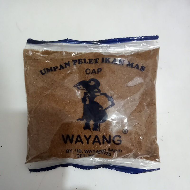 

umpan pelet ikan mas cap wayang