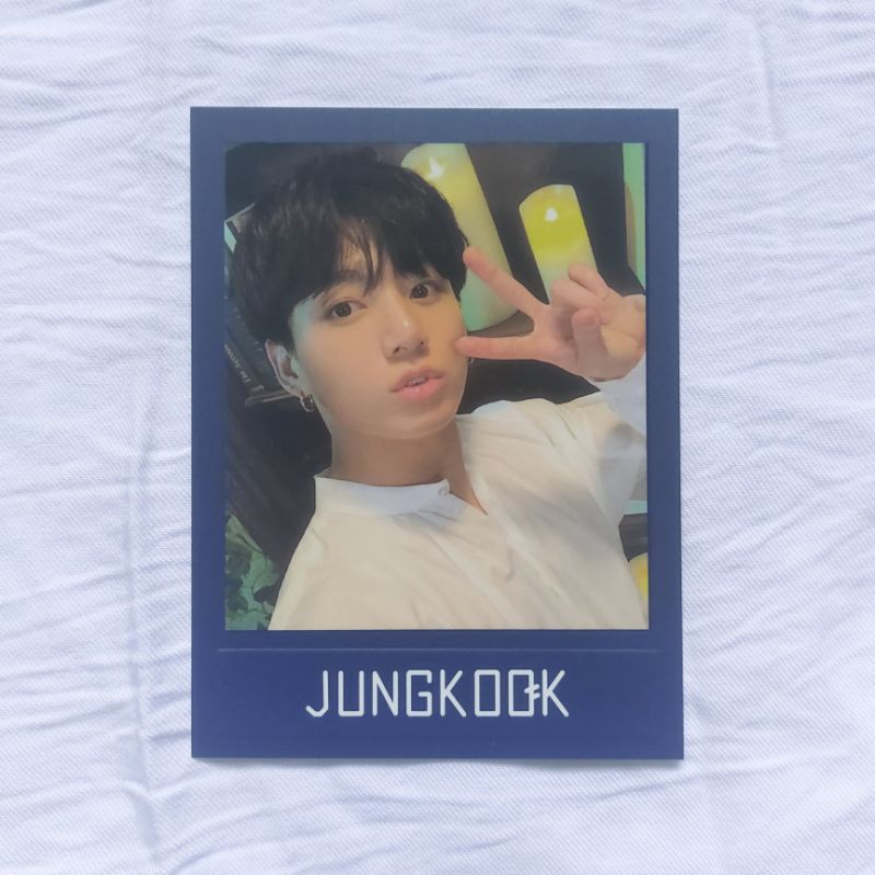 BTS OFFICIAL POLAROID MOODLIGHT JUNGKOOK 5TH MUSTER *DAMAGE