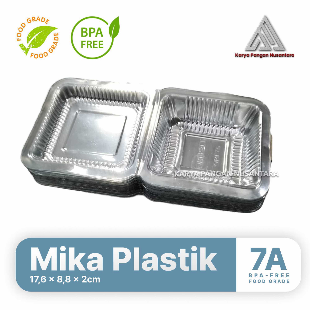 MIKA PLASTIK MIKA KUE MIKA MAKANAN MIKA 7A MIKA KEMASAN MAKANAN FOOD GRADE PCS