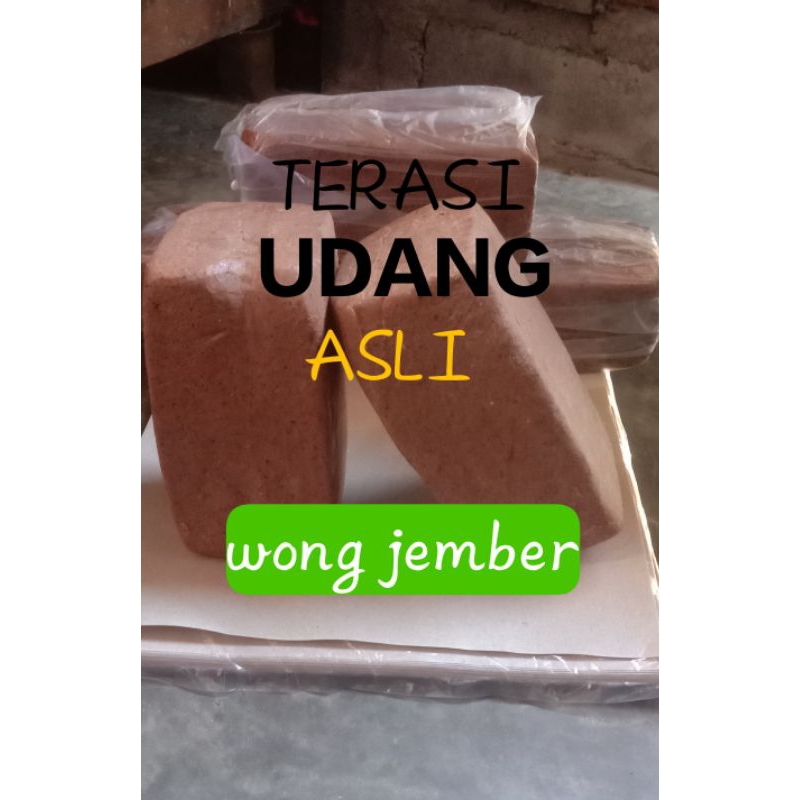 

TERASI UDANG TULEN/TERASI UDANG ASLI/TERASI UDANG REBON (500gr)