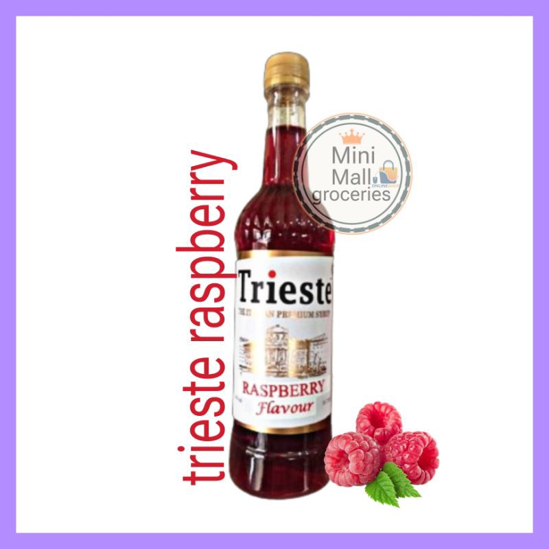 

syrup trieste raspberry 650ml / sirup trieste raspberry 650 ml