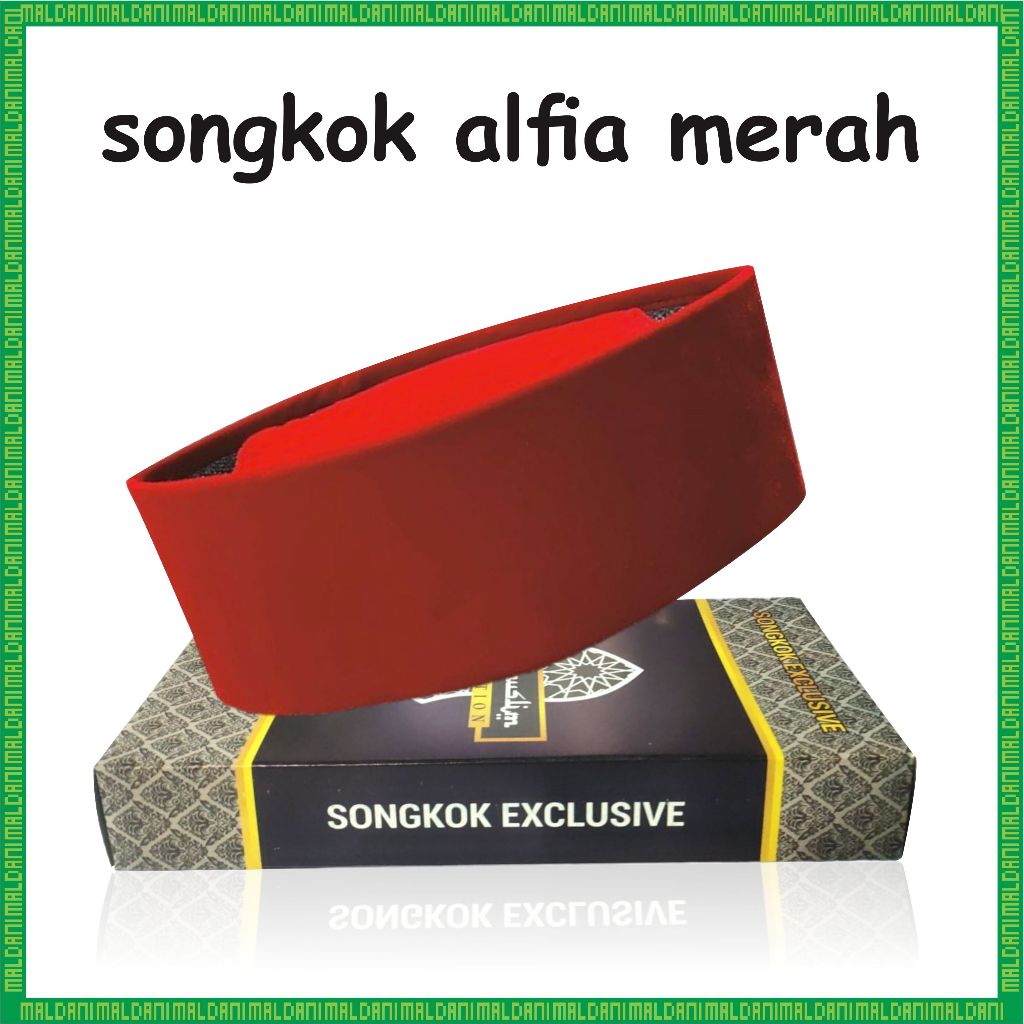 Peci Merah khas betawi Songkok Kopiah Betawi / songko merah / peci merah
