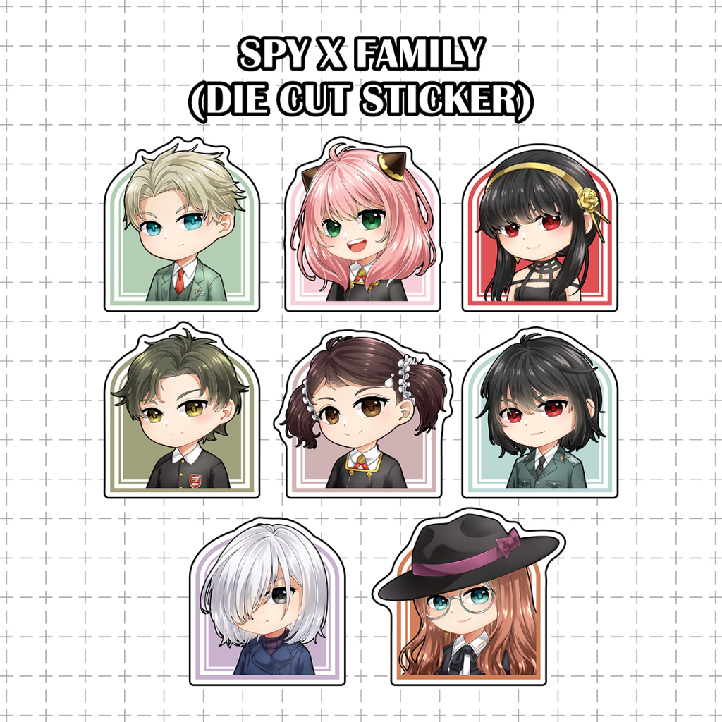 

SPY X FAMILY Die Cut Sticker (series 1)
