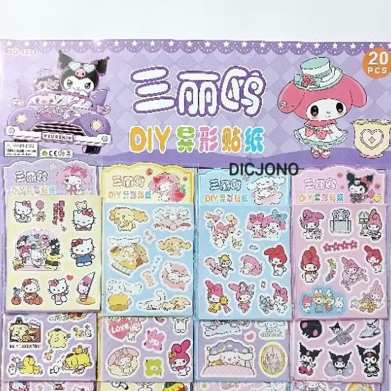 

Mainan Menempel Stiker Sanrio Isi 4 + Aktivitas Mewarnai ( XQ 1081 )