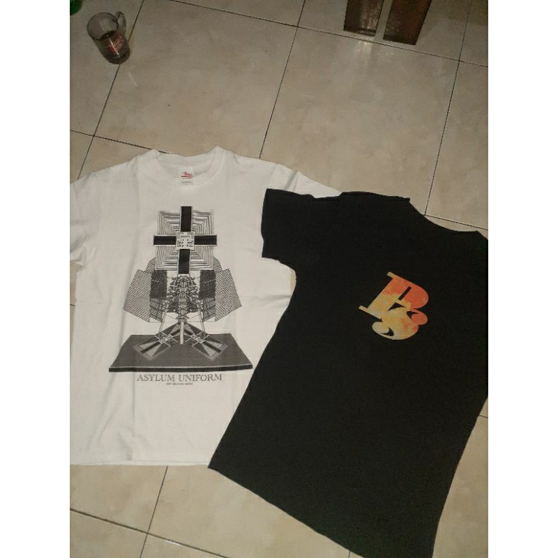 kaos band Asylum uniform ,preloved/second 