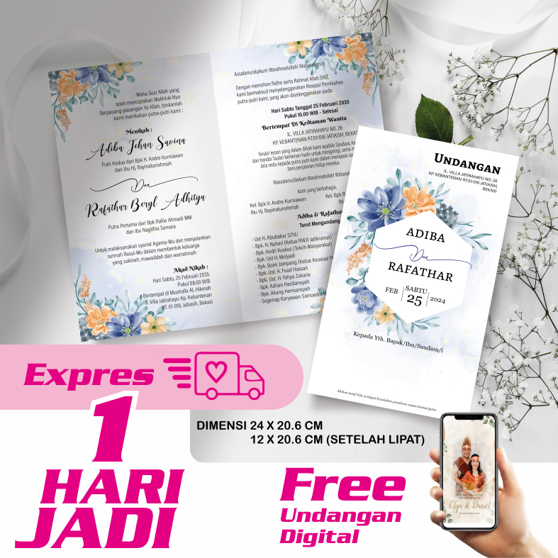Cetak Undangan Murah,Cetak Undangan Cepat,Cetak Undangan Sehari Jadi,Undangan Pernikahan Minimalis