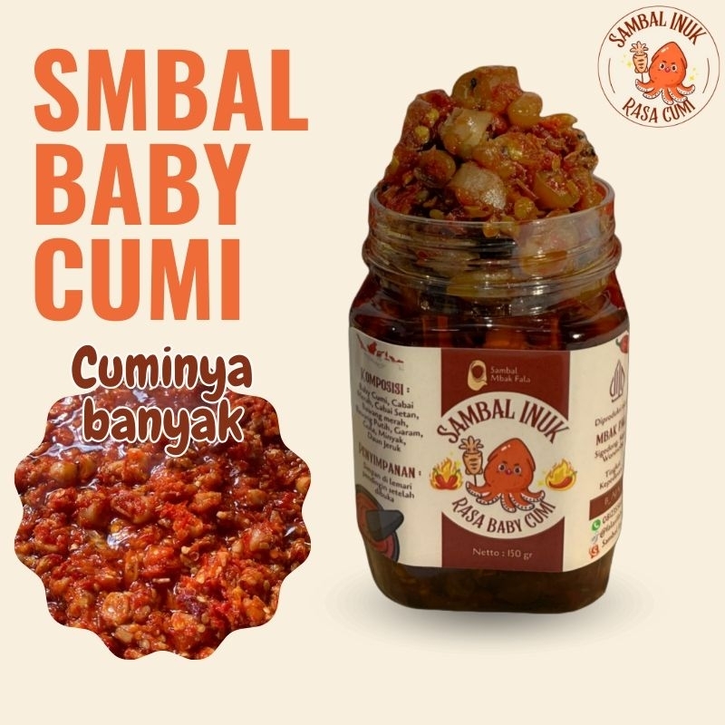 

Sambal Inuk Sambal Baby Cumi Pedas Enak Best Seller