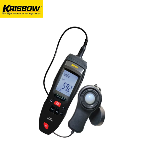 Digital Light Meter Merek Krisbow 10206578 400.000 Lux
