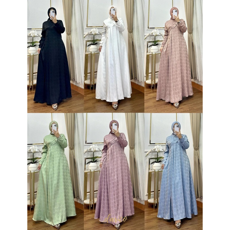 REALPICT COD GAMIS CASUAL KODE 065 BAHAN RMANY JAGUARD  TERMURAH BEST SELLER TANGAN PERTAMA KONVEKSI