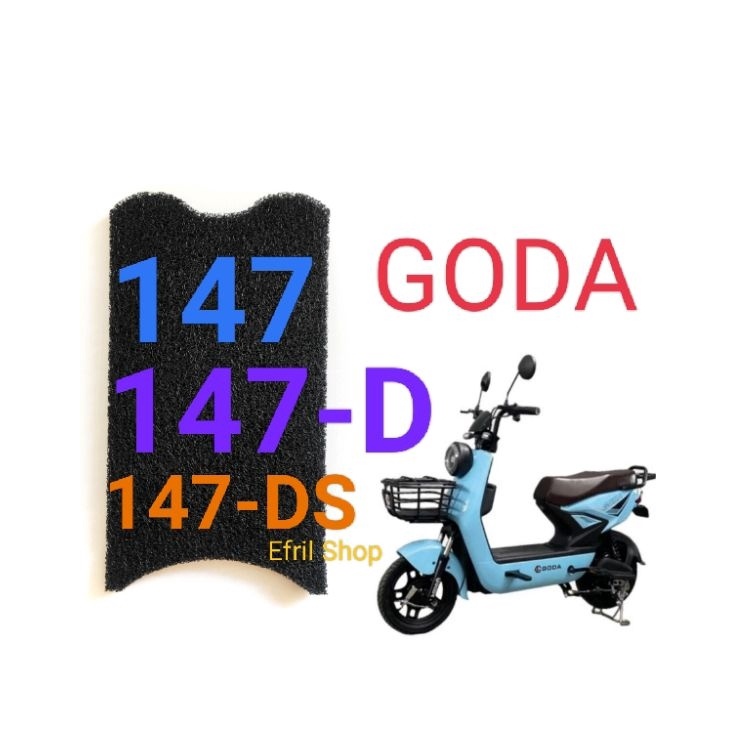 Khusus  GODA 147 147D 147DS Karpet sepeda motor listrik GODA 147 Golden Tiger GODA 147D dan GODA 147