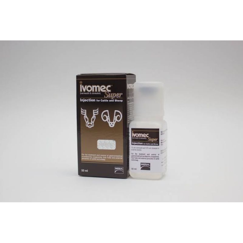 IVOMEC SUPER 50 ml - Efektif Basmi Kutu Ektoparasit Endoparasit Hewan Asli Original 100%