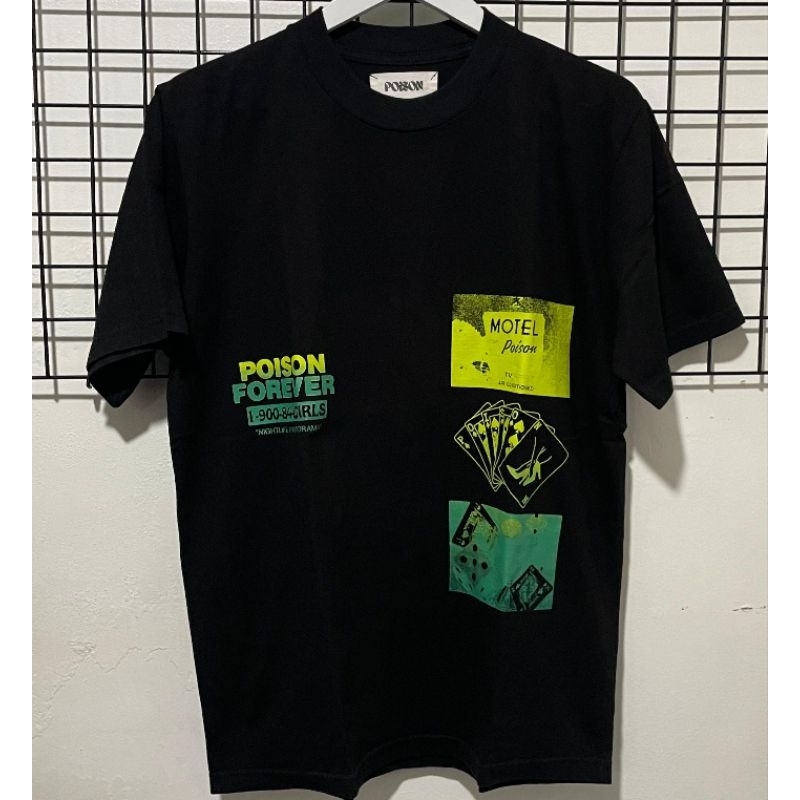 Kaos Poison Forever Poison Warna Hitam