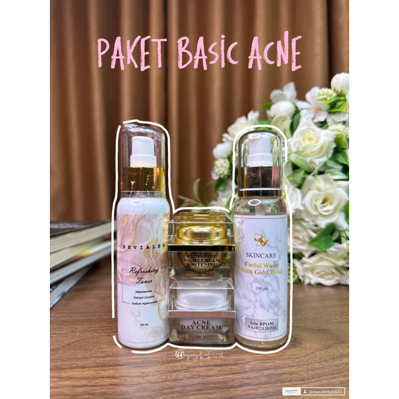 Paket Simple Acne RV SKINCARE REVIALES SKINCARE