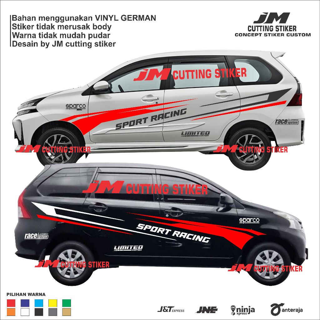 Stiker mobil avanza xenia cutting stiker variasi mobil xenia avanza stiker body mobil avanza xenia