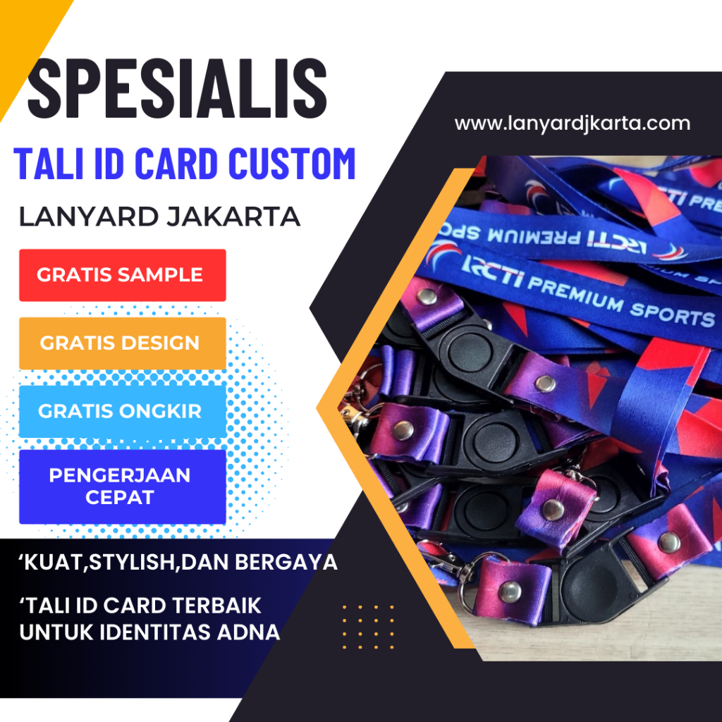 

TALI LANYARD CUSTOM MURAH , BISA SATUAN
