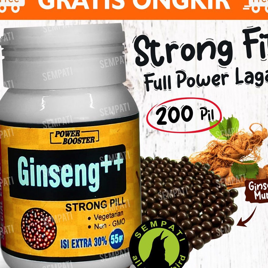 KF7 Power Booster Ginseng Plus Pil Kapsul Capsule Obat Kuat Sayap Otot Kaki Kuat Tangguh Siap Tempur