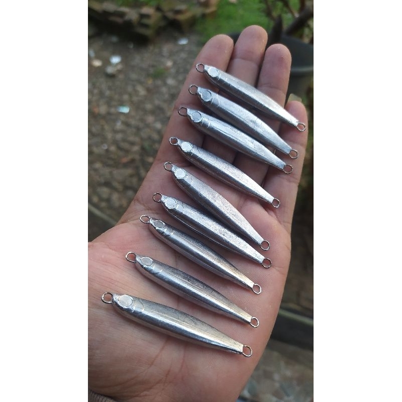 Blank Metal Jig Polos Mucho Lucir 20 Gram cetakan CNC