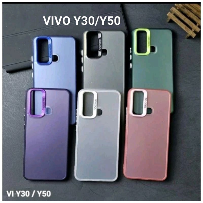 SOFTCASE VIVO Y30/Y30i/Y50 CASE IMD HYBRID PLATE HOLOGRAM