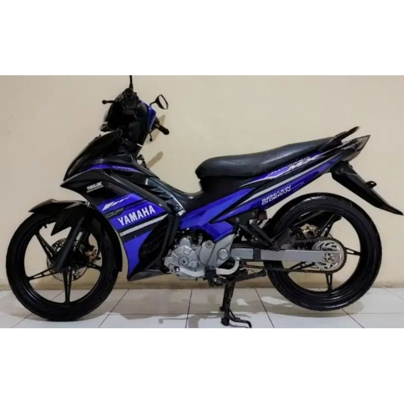 Striping yamaha jupiter mx new 135 Gp tahun 2013 warna hitam biru