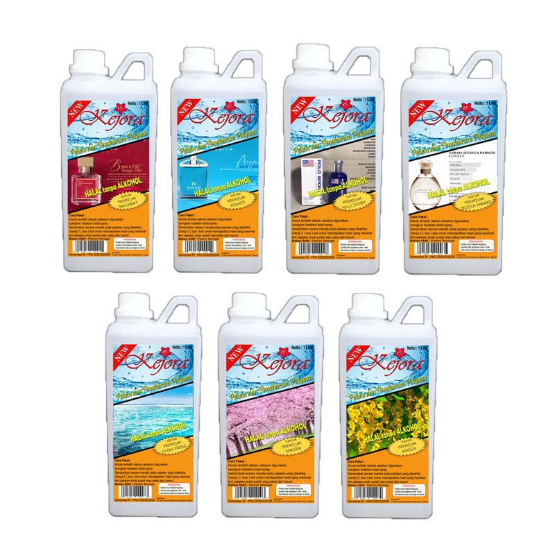 Kejora Pewangi Laundry Pelicin Dan Pewangi Pakaian "Kejora Pengharum Laundry" 1 Liter - Tanpa
