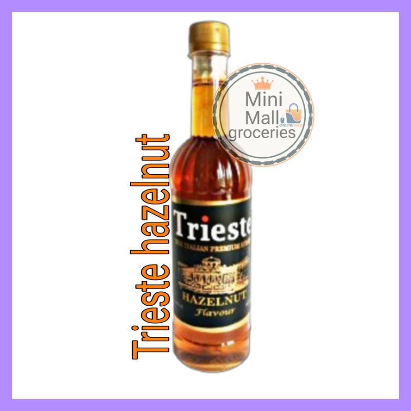 

syrup trieste hazelnut 650ml / sirup trieste