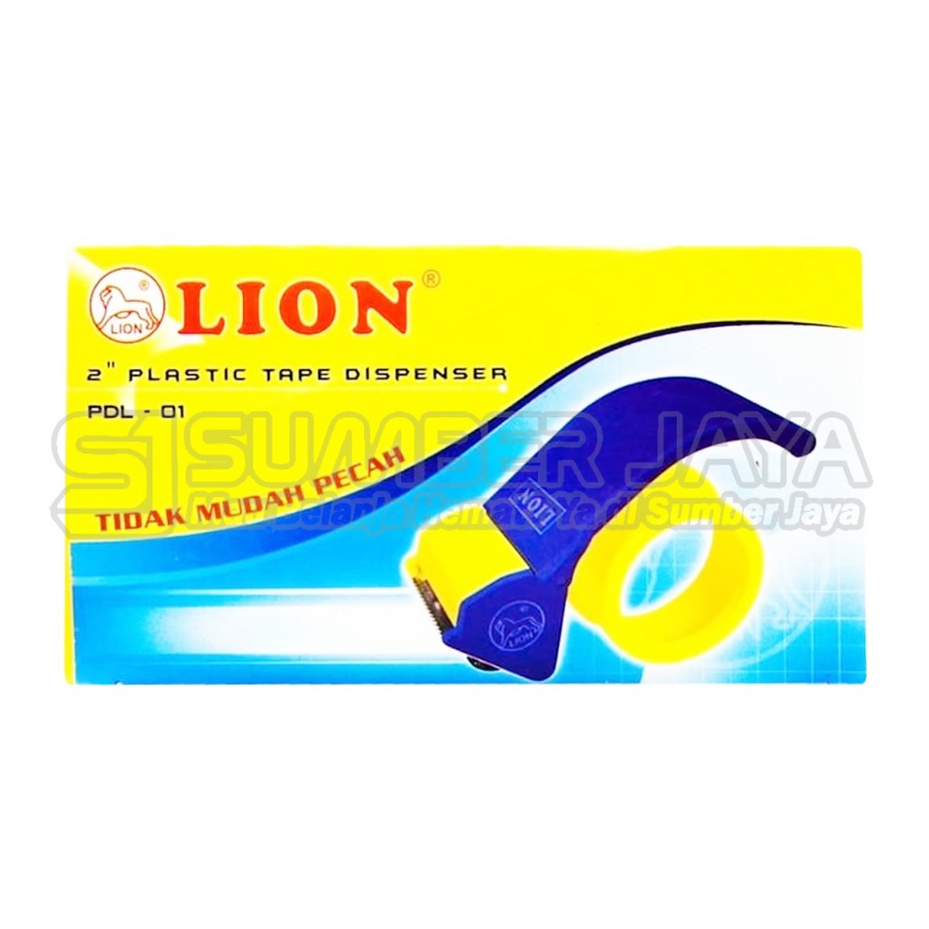 

Lakban Cutter Duduk/Tape Dispenser/Pemotong Selotip Lion PDL-01