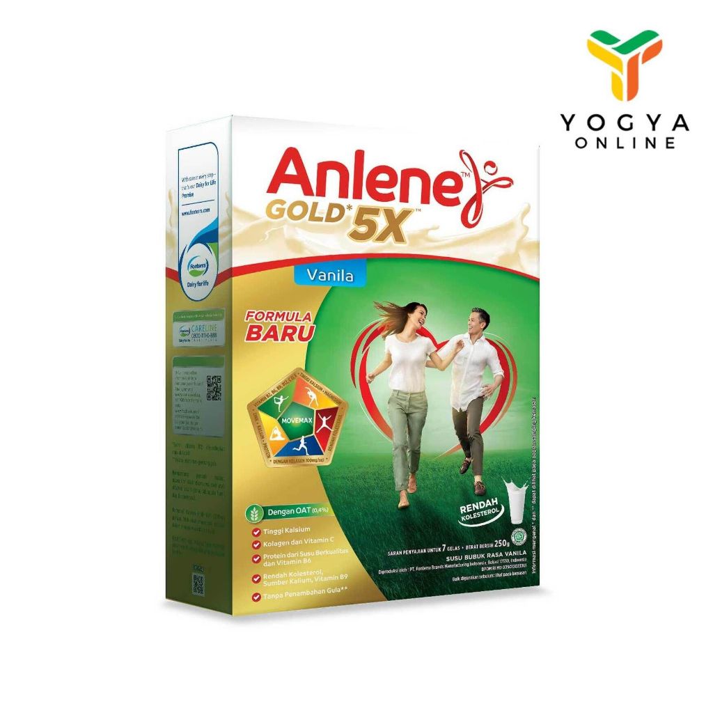 

Anlene Box Gold Vanila 250 Gram Susu Bubuk