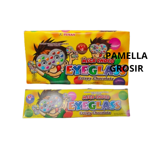 

PERMEN VIRAL KACAMATA MEGA CHOCO COKLAT ISI 40 PCS