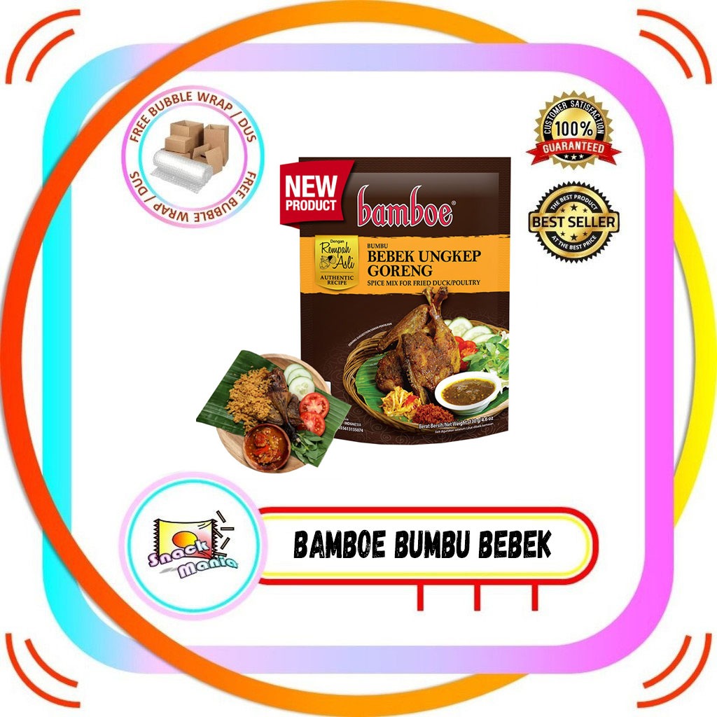 

Bamboe Bebek Ungkep Goreng Bumbu Masak 130 gr Rempah Asli