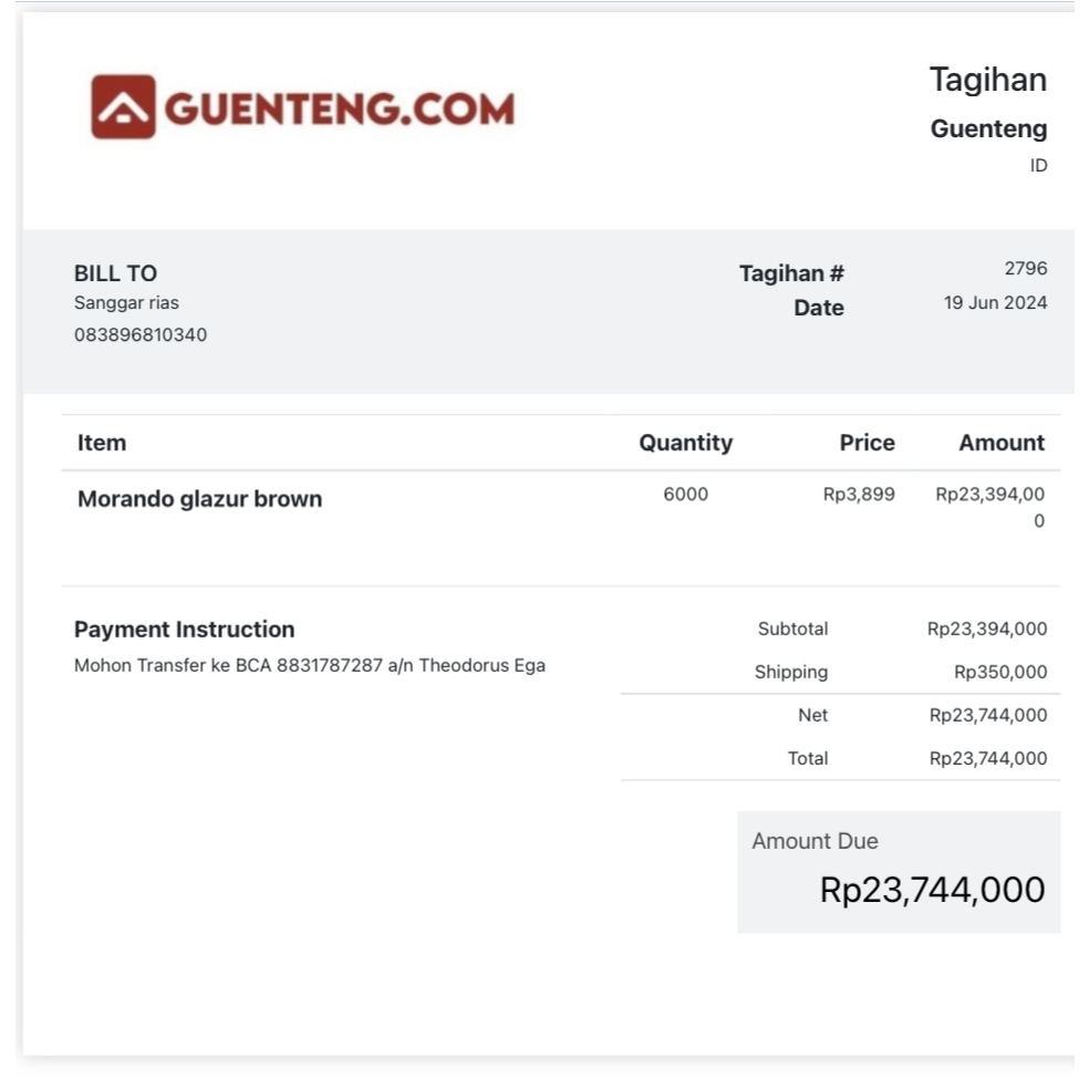 Genteng Tradisional Jatiwangi Morando Glazur Brown