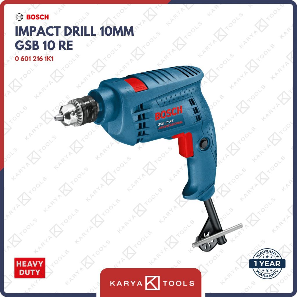 BOSCH GSB 10 RE Bor Tembok Listrik 10mm 500Watt
