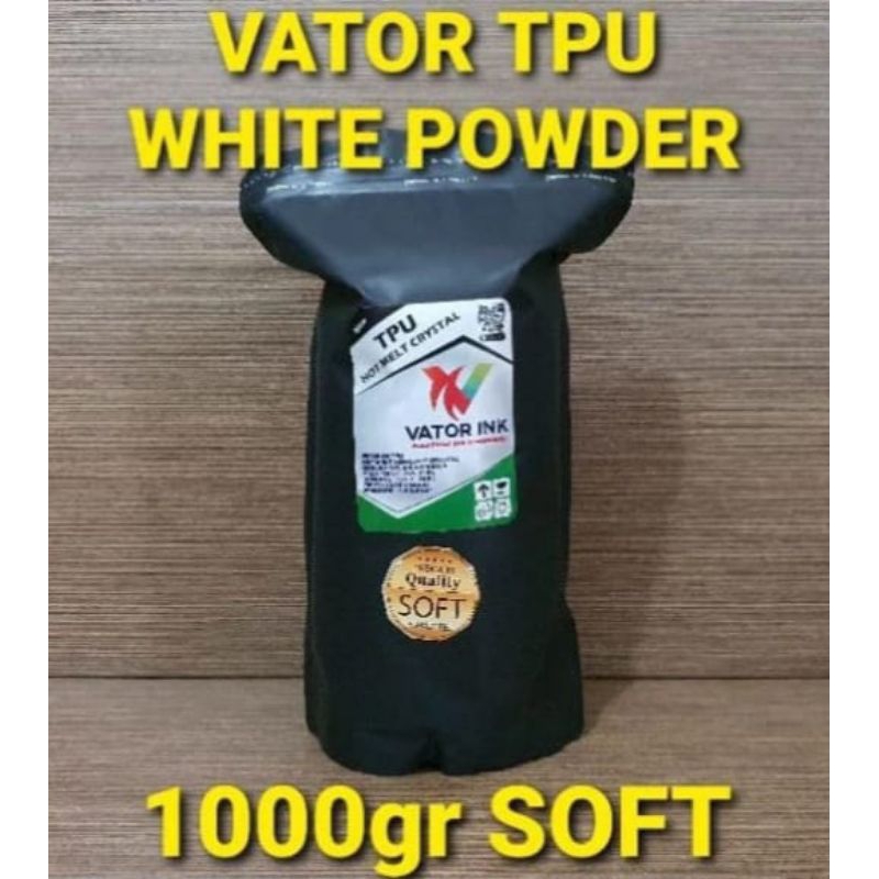 1 KG POWDER DTF VATOR HOT MELT TPU PREMIUM CRYSTAL ADHESIVE STRONG BOND