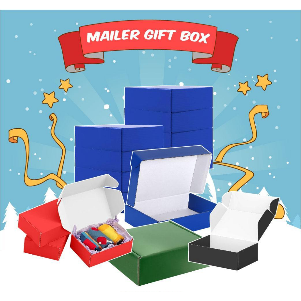 

23x16.5x7 Corrugated color Mailer Boxes / packaging Die cut /Gift Box / Hampers