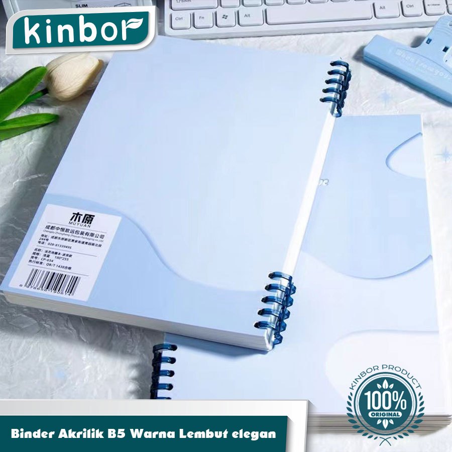 

[Whispers] Buku Catatan B5 Buku Tulis Sekolah Lucu Ring Notebook Aesthetic Lose Leaf Binder