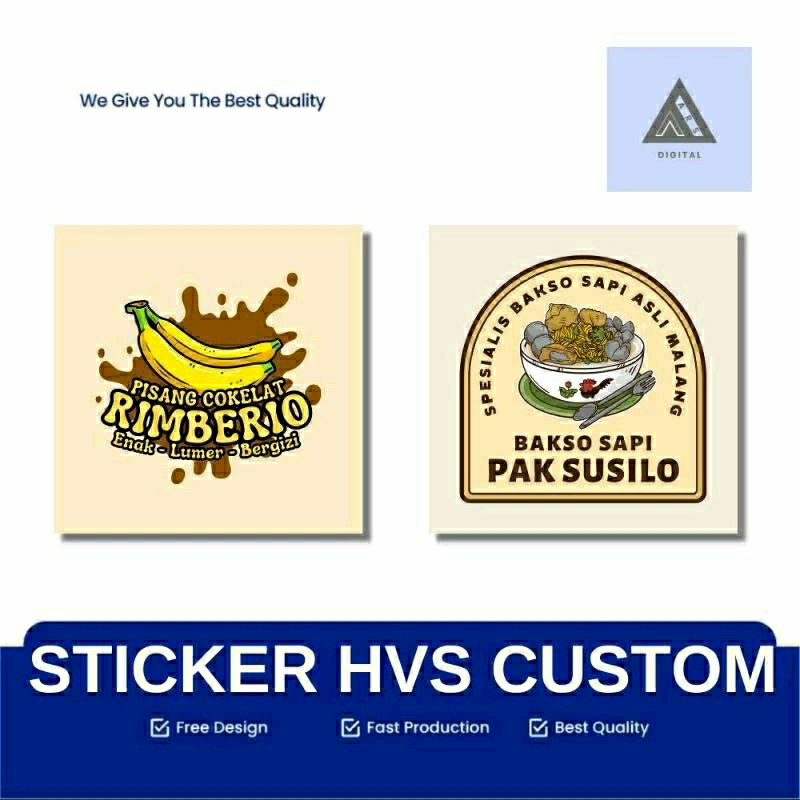 

CETAK STICKER LABEL CUSTOM HVS MURAH