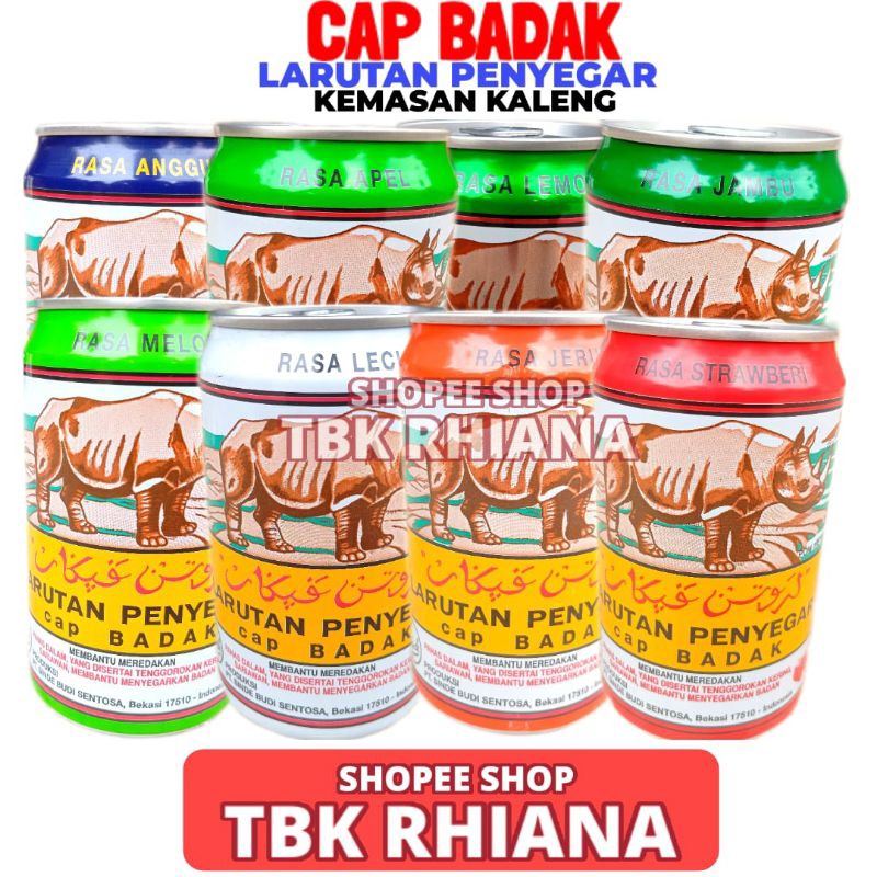 

Larutan Penyegar Cap Badak Kaleng Buah 320GR