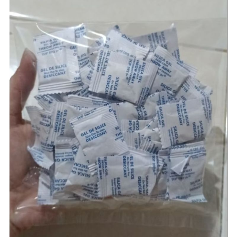 Silica Gel isi 100gr / serap lembab kue kering