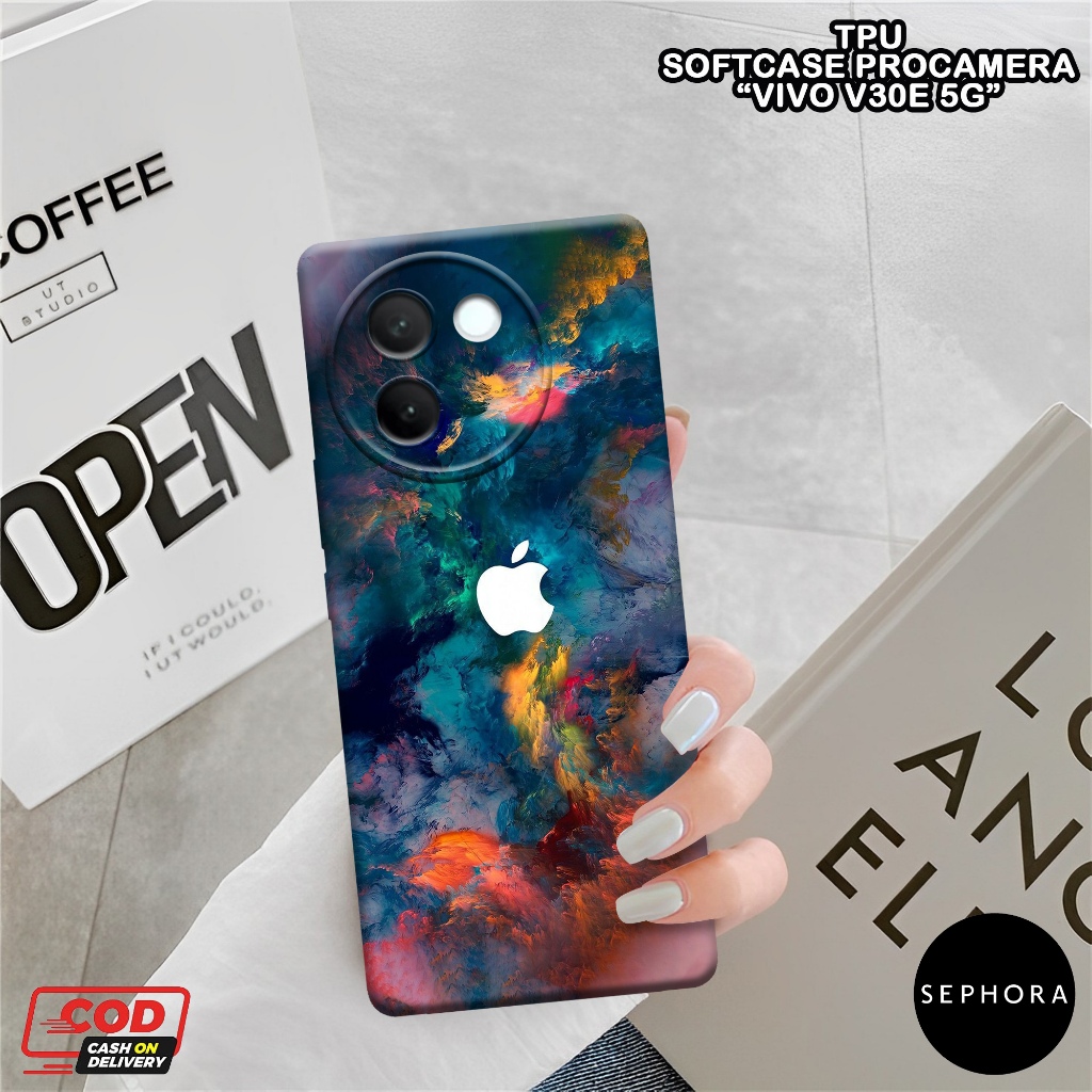Case VIVO V30E 5G Terbaru - Fashion Case Logo IP - Softcase VIVO V30E 5G - Case Pro Camera - Casing 