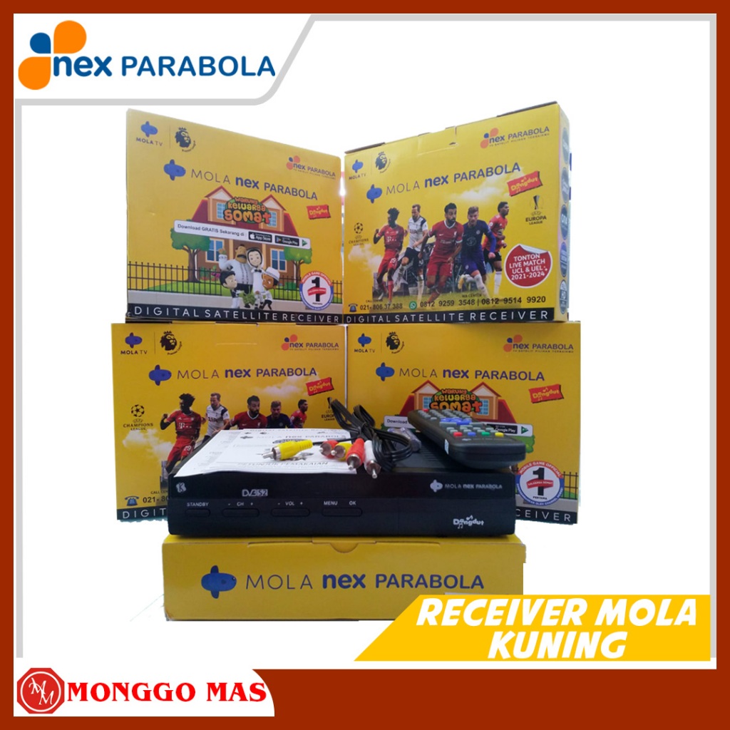 RECEIVER TV NEX PRABOLA MOLA KUNING