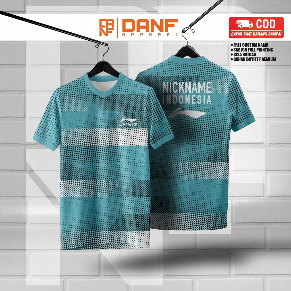 JERSEY BADMINTON CUSTOM FULL PRINTING