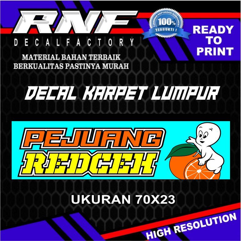 STIKER PEJUANG RECEH,STIKER KARPET TRUK STIKER KARPET LUMPUR,STIKER VARIASI KARPET LUMPUR