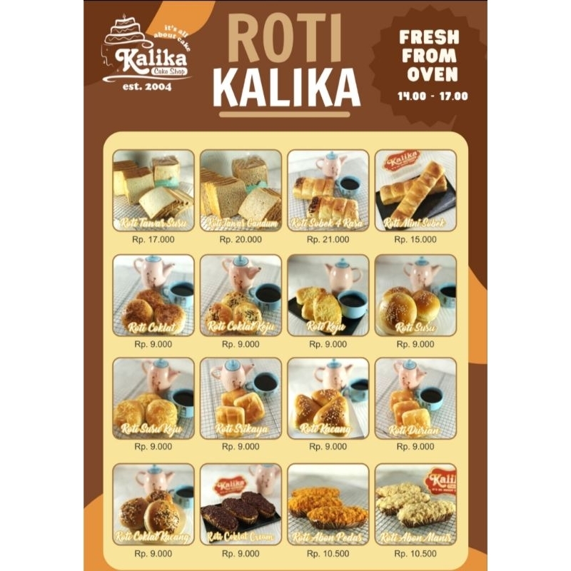 

Roti Kalika / Oleh - Oleh Bandung / Jajanan Murah / Roti Premium / Roti fresh