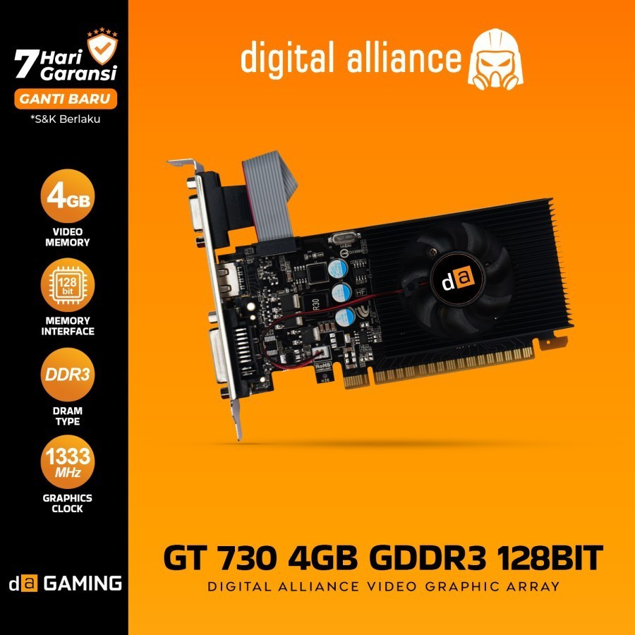 Vga DA GT 730 4GB ddr3 Low Profile - DA Geforce GT 730 4GB