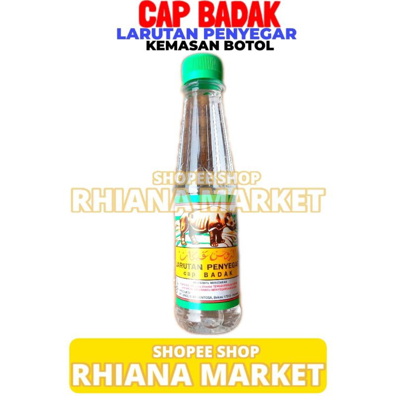 

Larutan Penyegar Cap Badak Botol 200ml