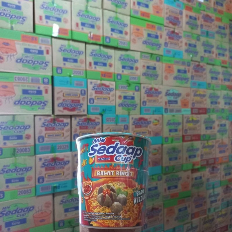 

Sedap cup kuah 77 gram 1 dus isi 12 cup